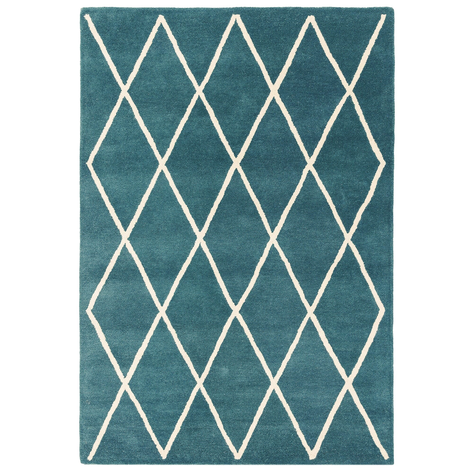 Albany Diamond Teal Rug