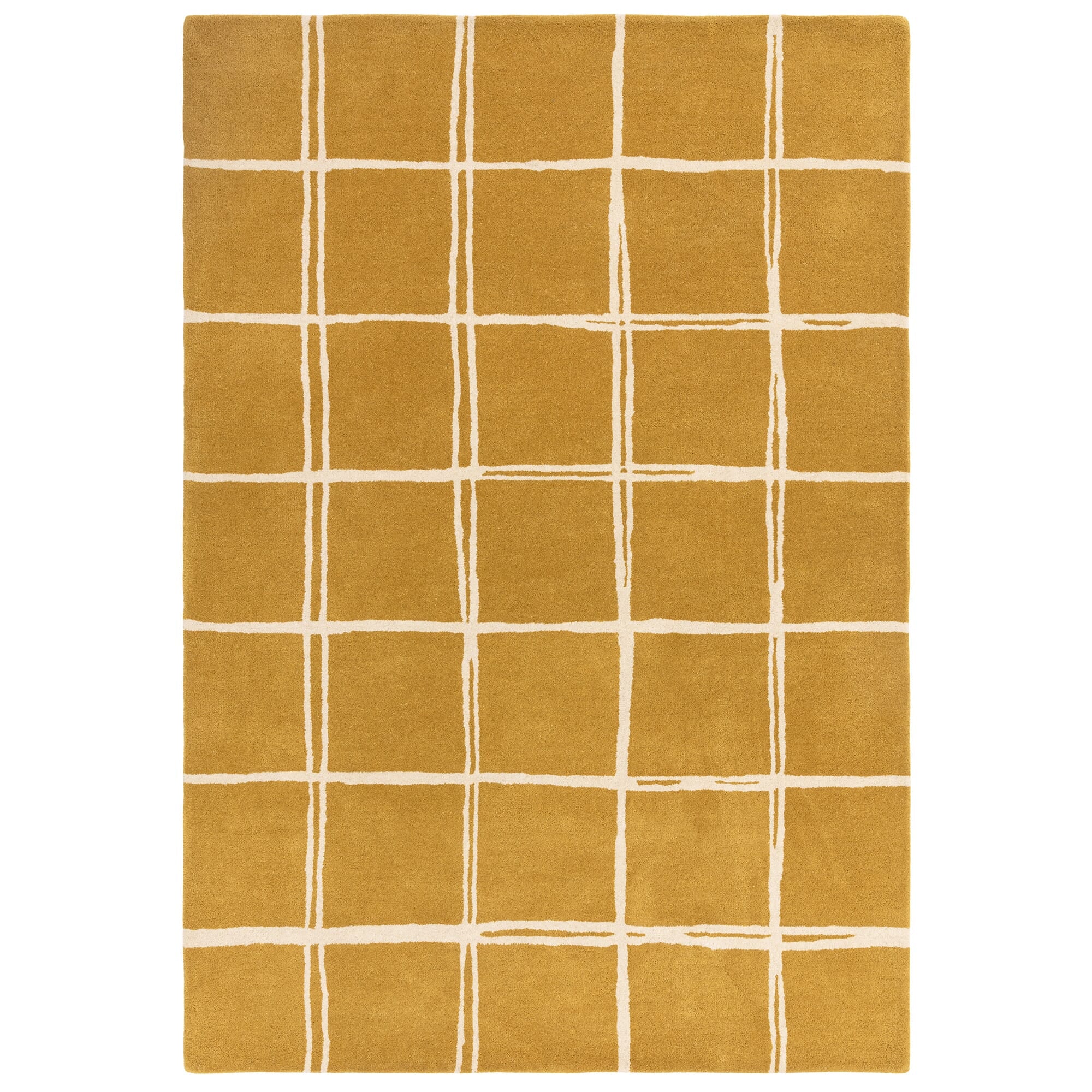 Albany Grid Gold Rug