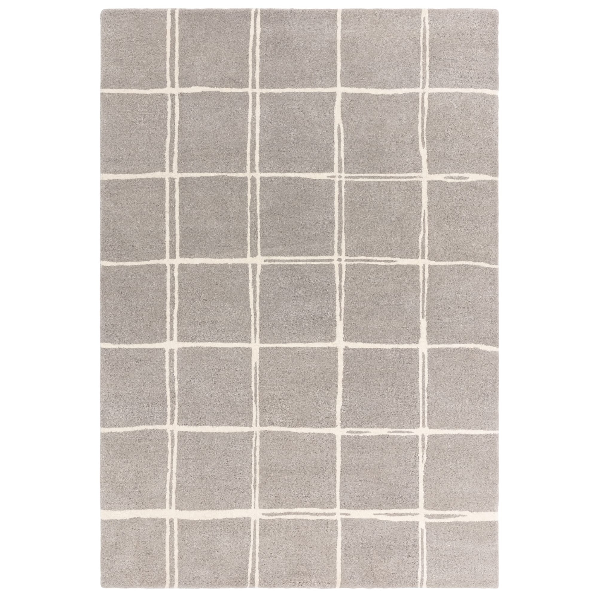 Albany Grid Grey Rug