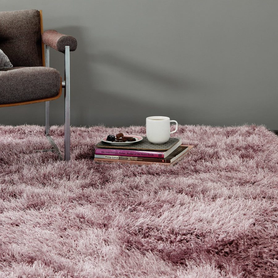 Cascade Heather Shiny Shaggy Rug