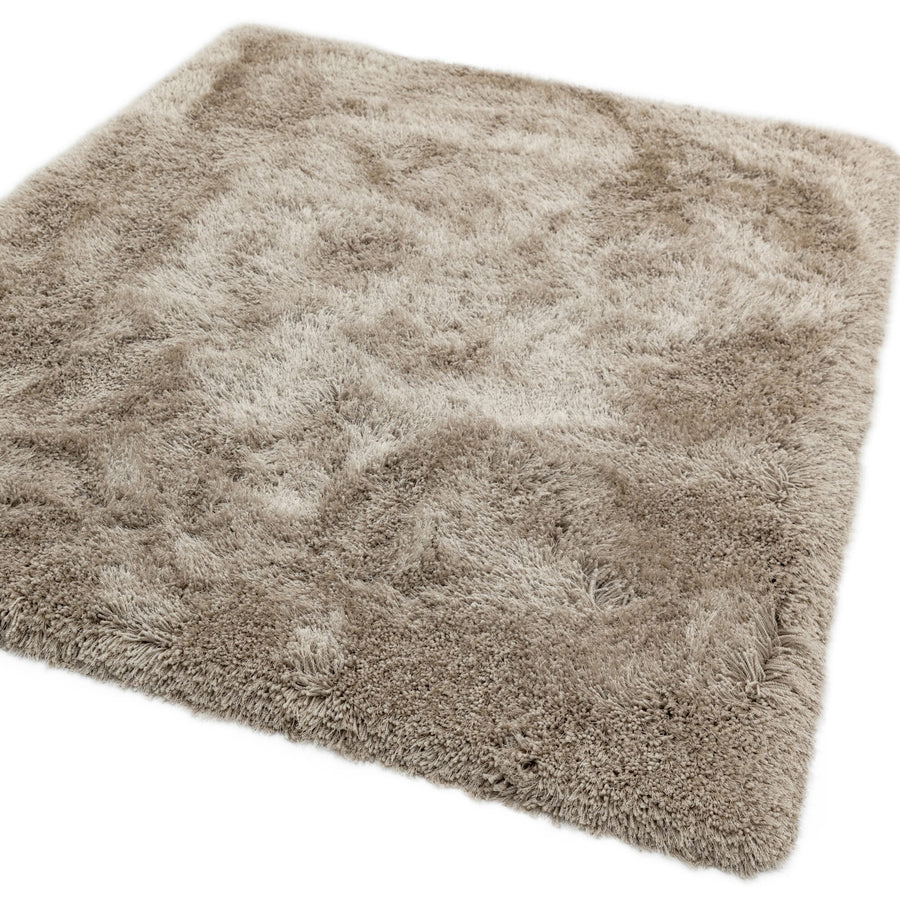 Cascade Mink Shiny Shaggy Rug