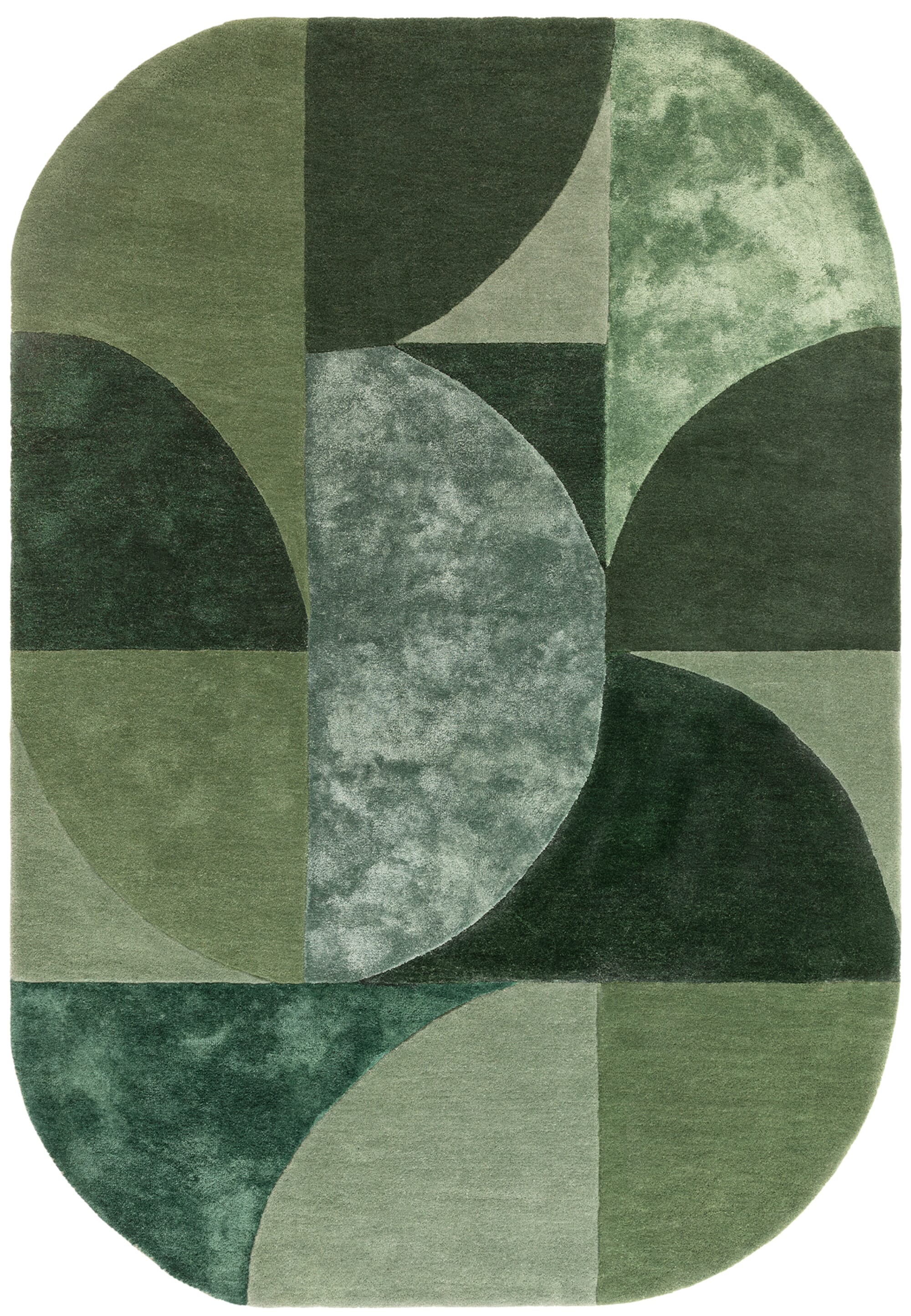 Matrix Oval Forest Rug MAX75