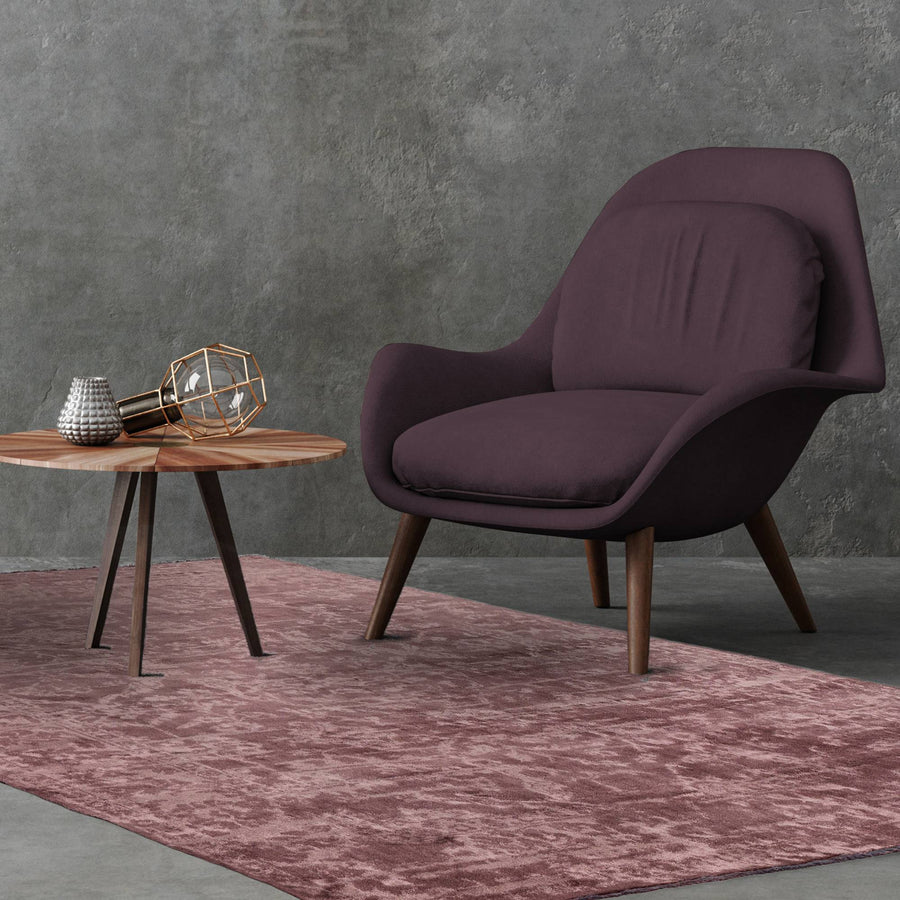 Zehraya Cranberry Abstract Rug ZE08