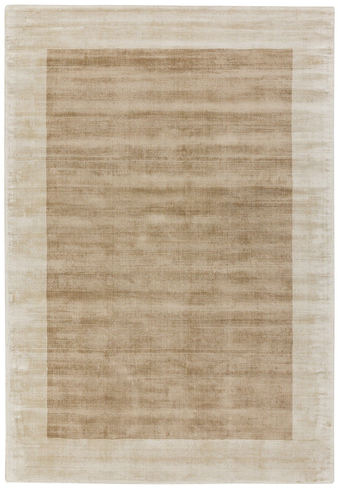 Blade Border Putty Champagne Hand Woven Rug