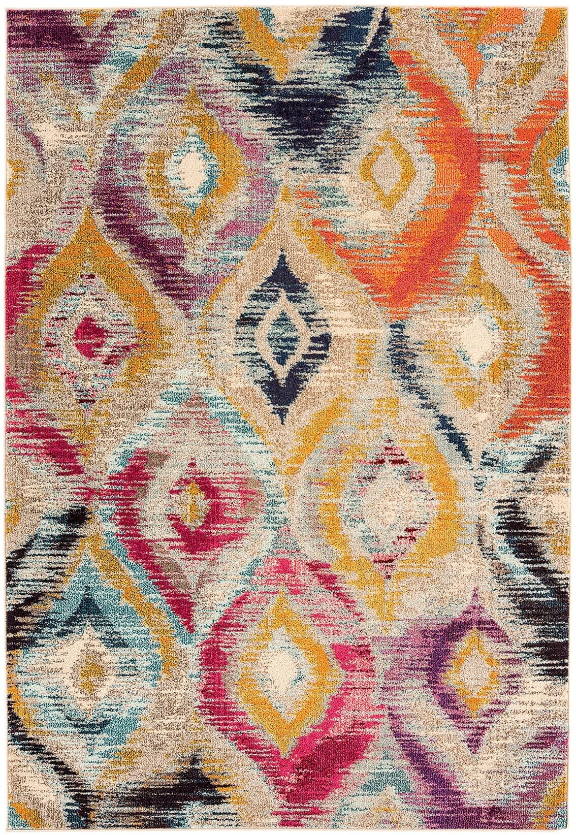 Colores Multi Colour Abstract Rug COL08