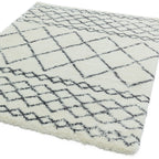Alfombra Alto Marroquí Crema y Gris AL02
