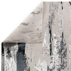 Aurora Glacier Metallic Silver Rug AU10