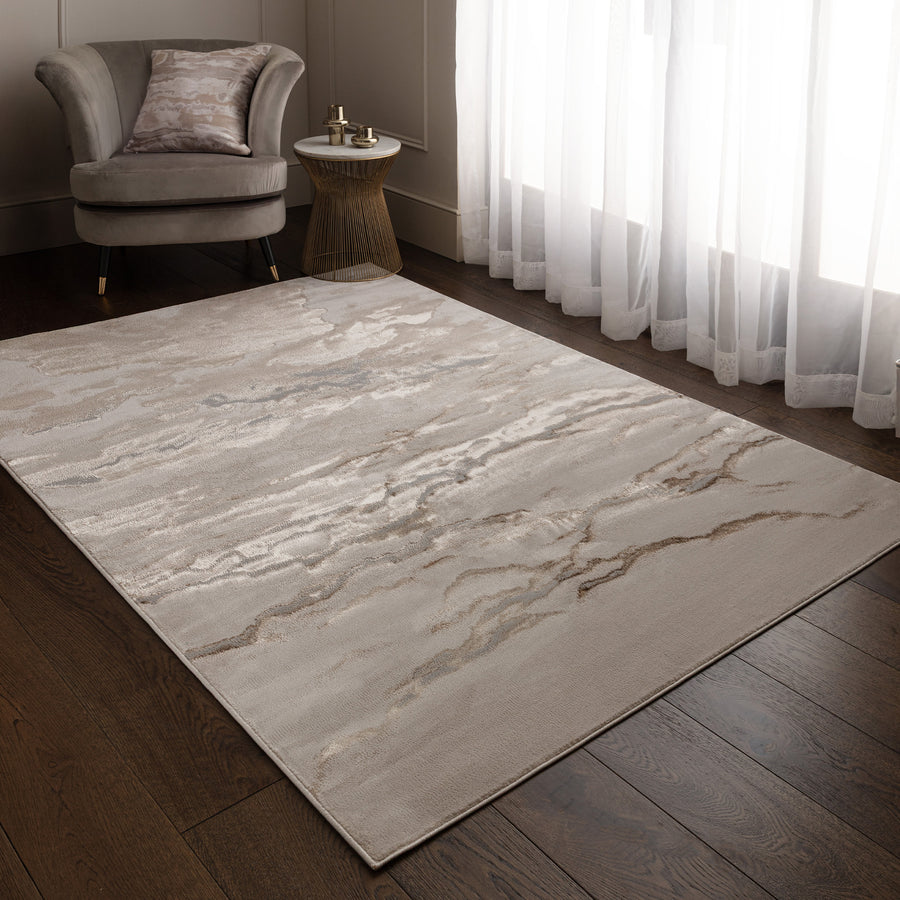 Aurora Linea Metallic Rug AU17