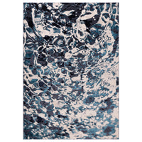 Alfombra Aurora Foam Metálica Azul AU21