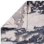 Alfombra Aurora Storm Metálica Azul AU20