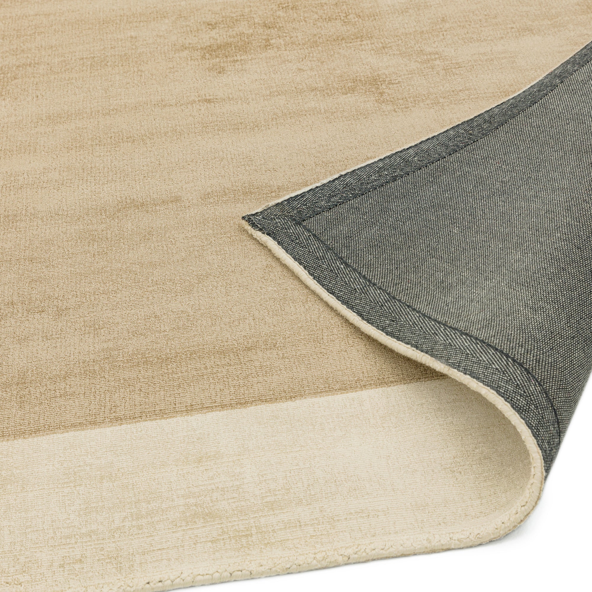 Alfombra Blade Border Yeso / Champán