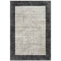 Blade Border Charcoal / Silver Rug
