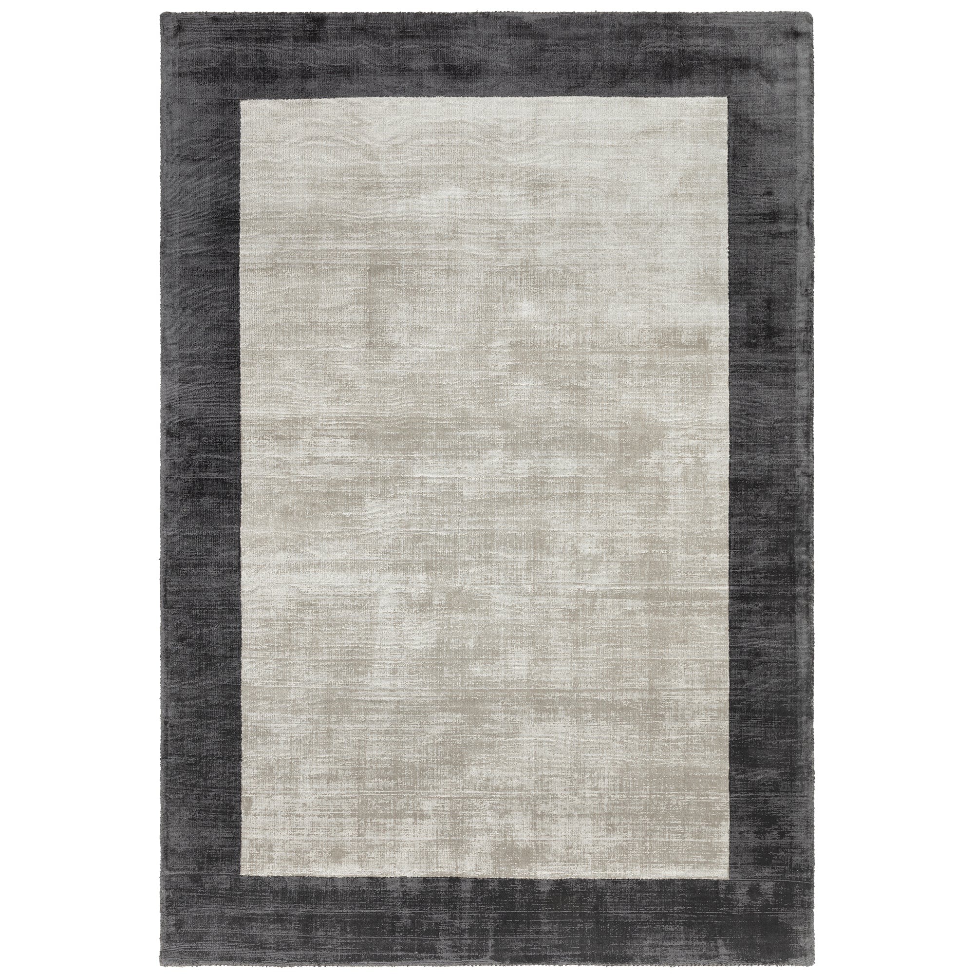 Blade Border Charcoal / Silver Rug