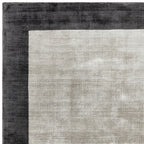 Blade Border Charcoal / Silver Rug