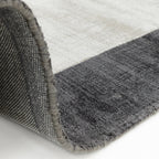 Blade Border Charcoal / Silver Rug