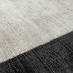 Blade Border Charcoal / Silver Rug