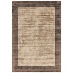 Alfombra Blade Border Chocolate / Moca