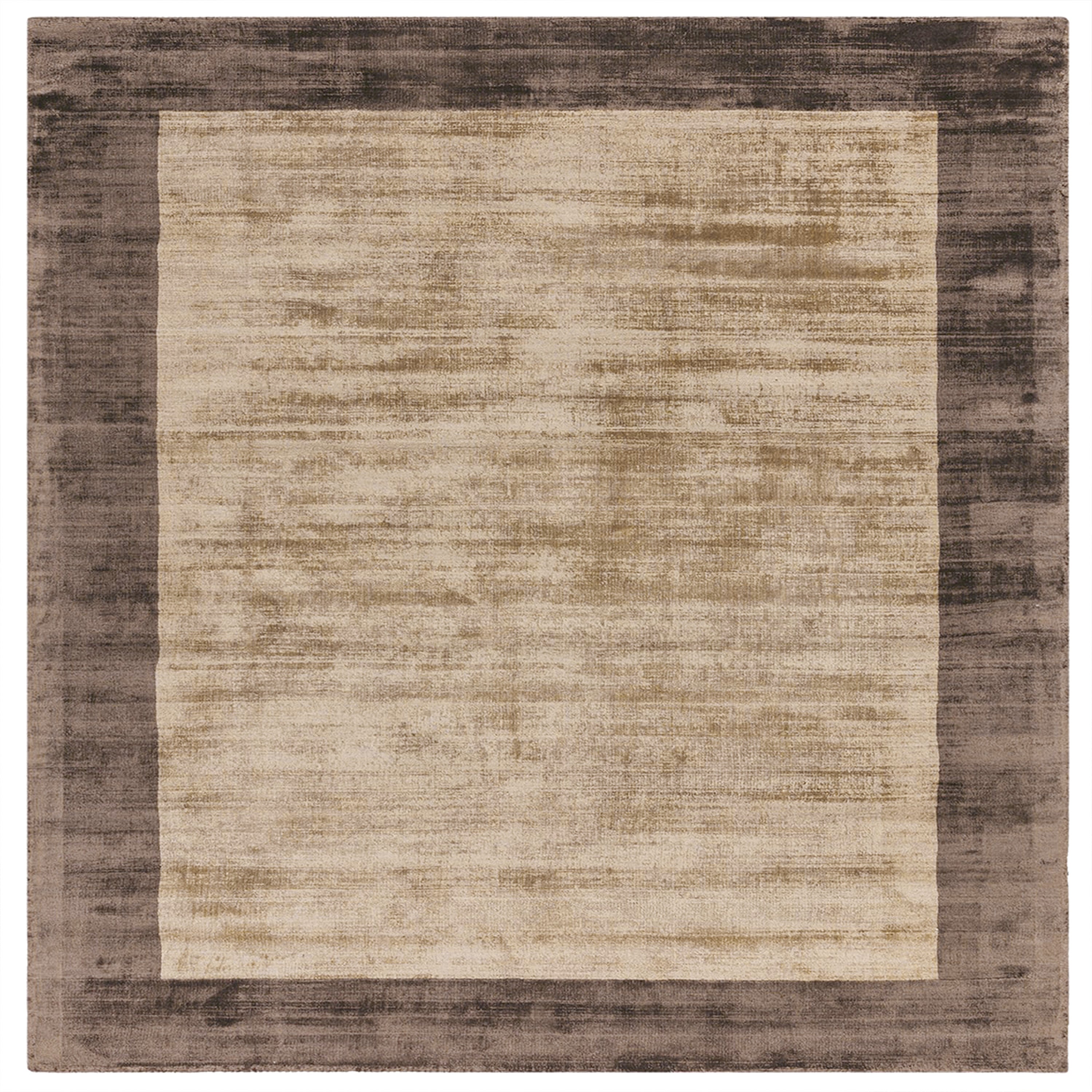 Alfombra Blade Border Chocolate / Moca
