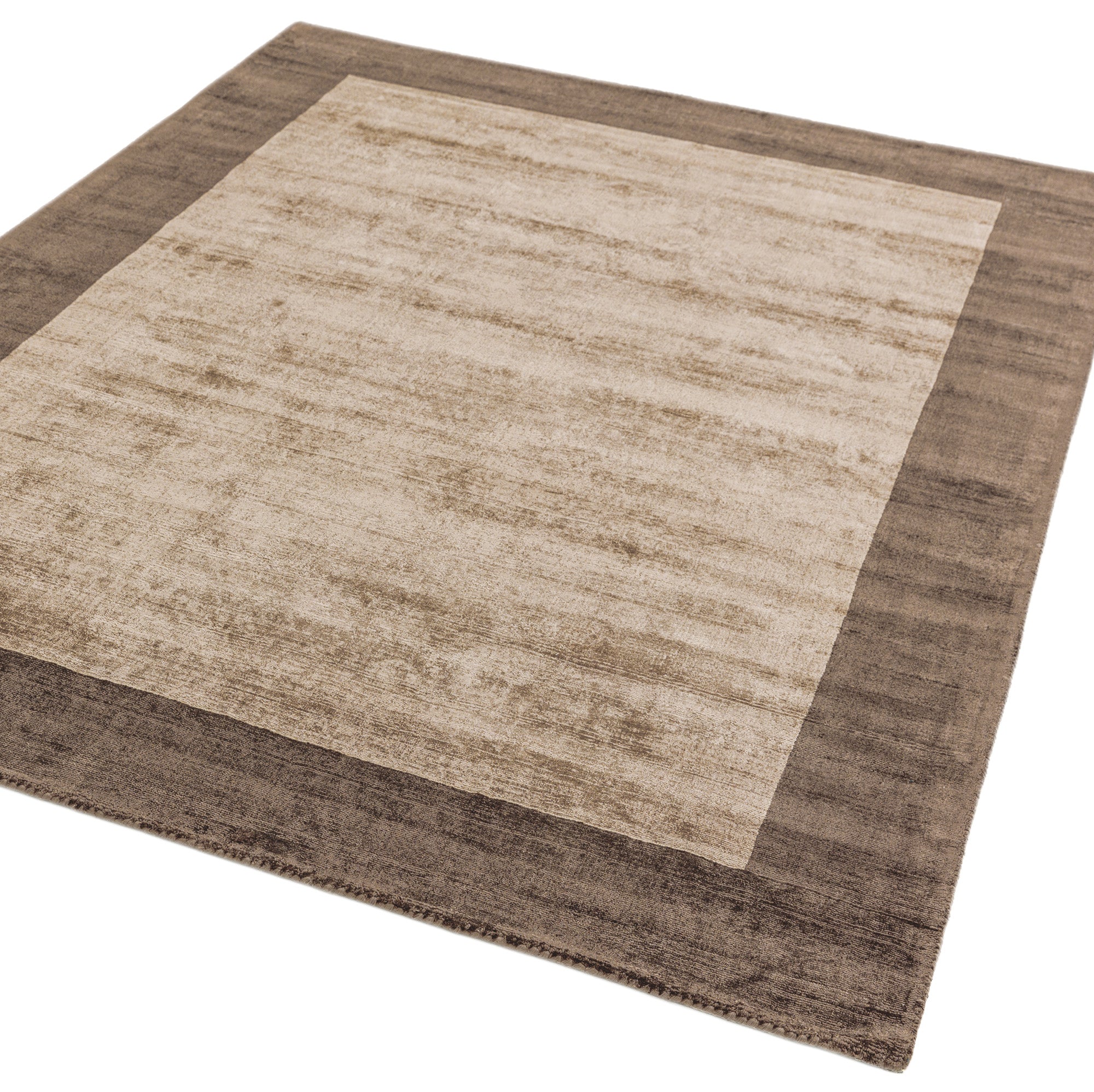 Alfombra Blade Border Chocolate / Moca