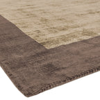 Alfombra Blade Border Chocolate / Moca