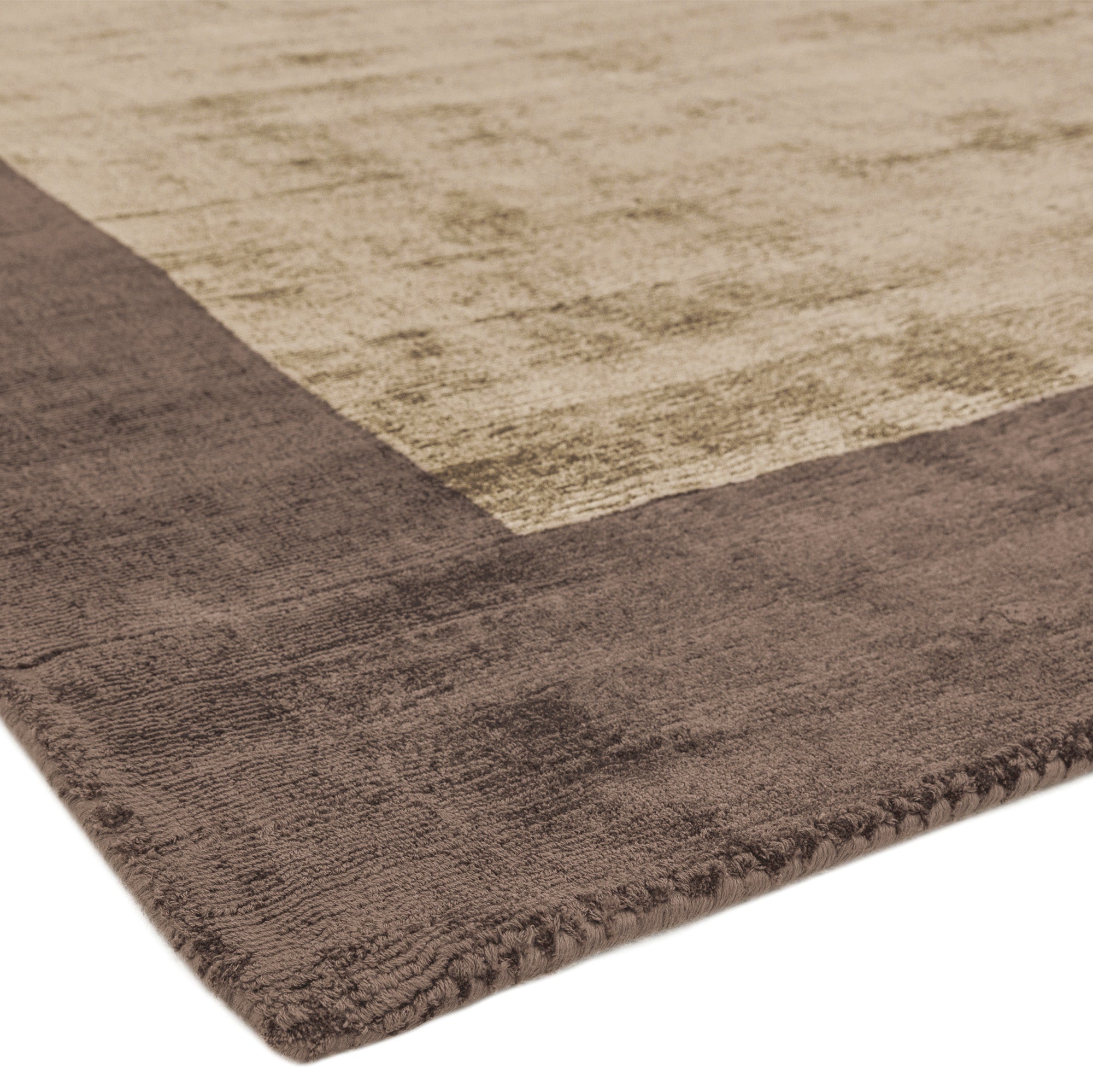Alfombra Blade Border Chocolate / Moca