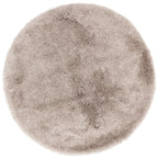 Cascade Silver Shiny Shaggy Rug