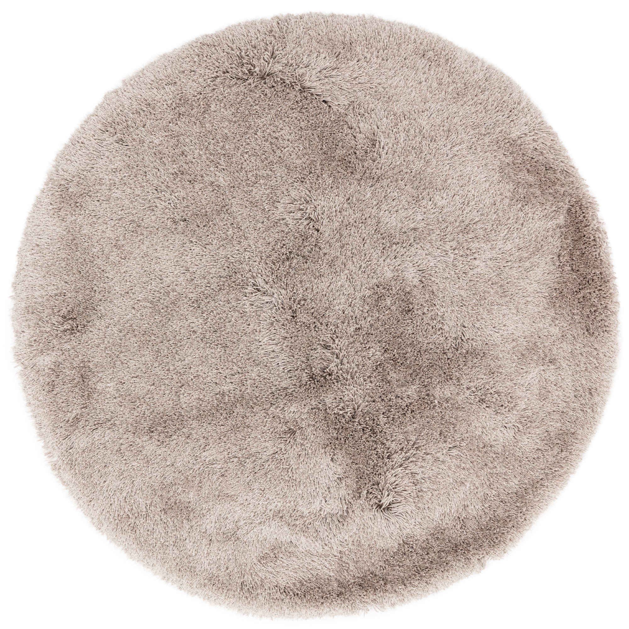 Cascade Silver Shiny Shaggy Rug