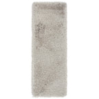 Cascade Silver Shiny Shaggy Rug