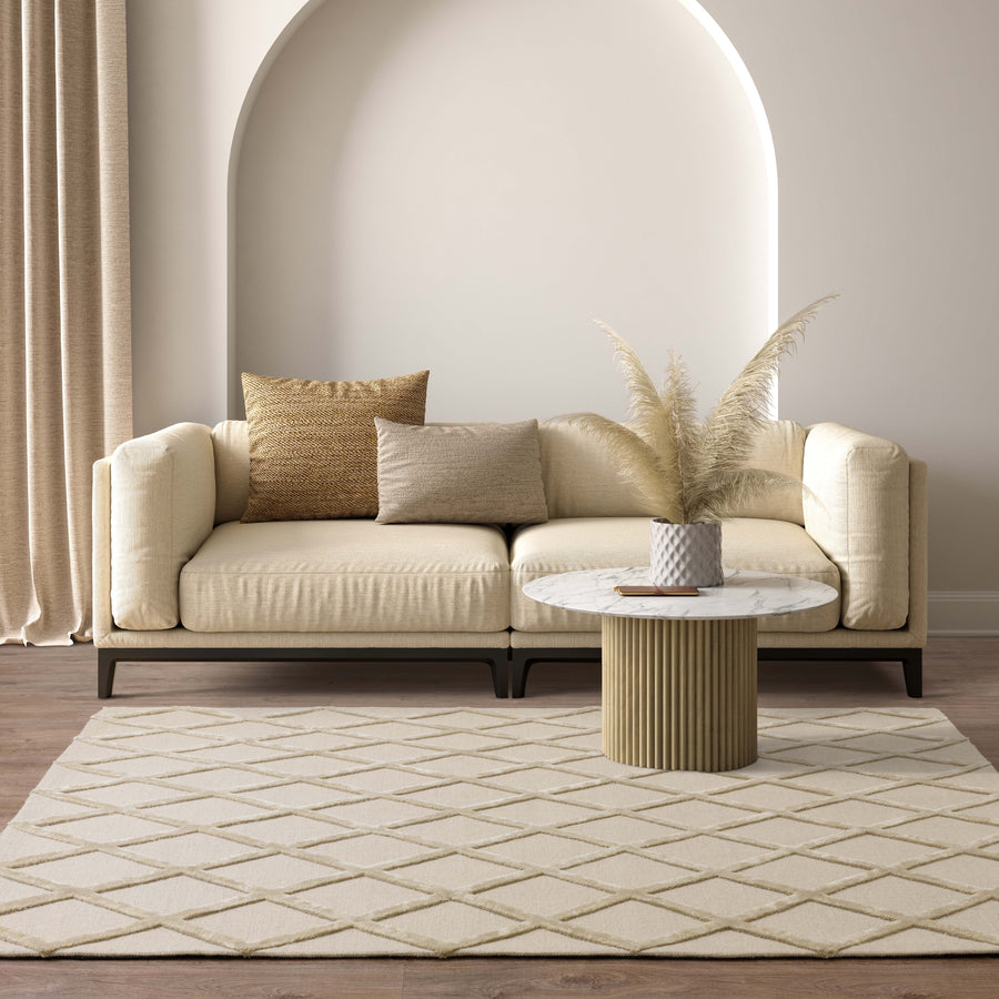 Dixon Gold Diamond Rug