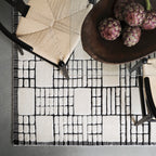 Alfombra Empire Crema/Negro