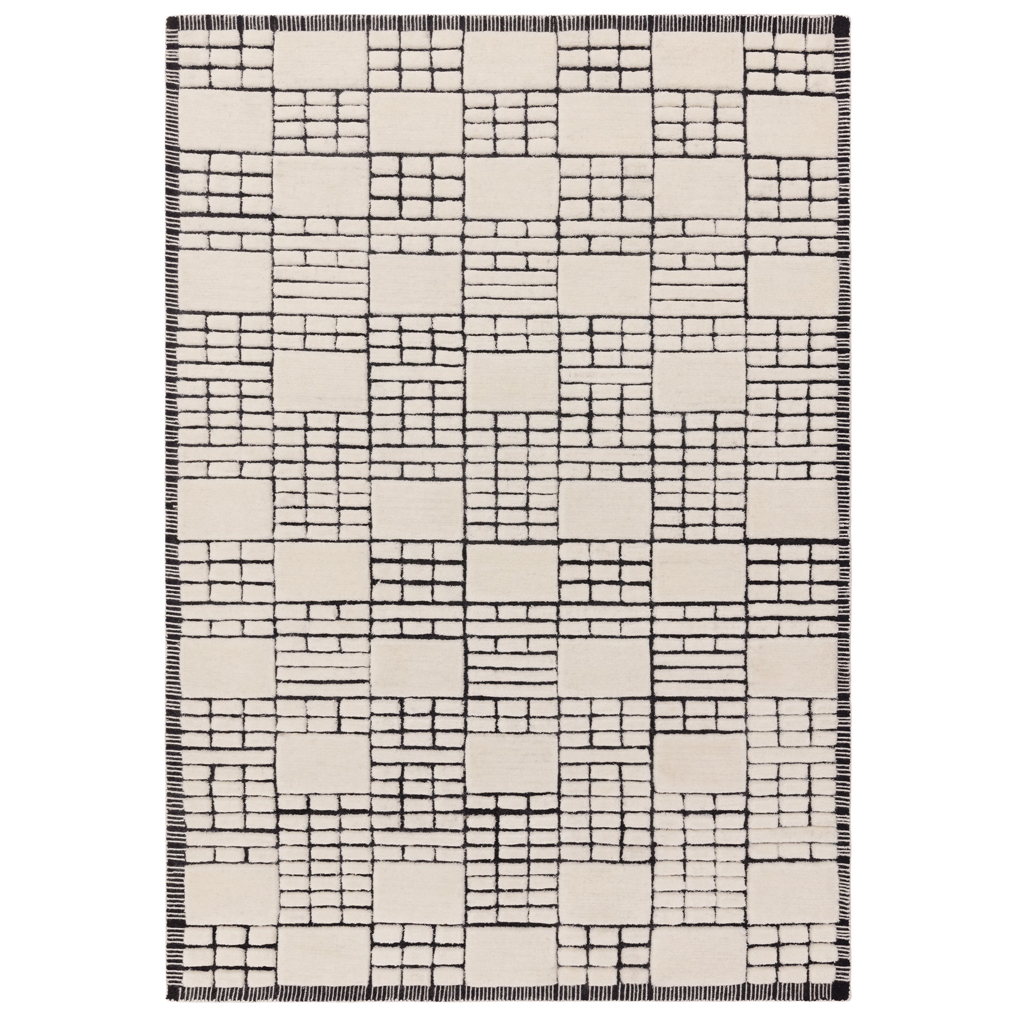 Empire Cream/Black Rug