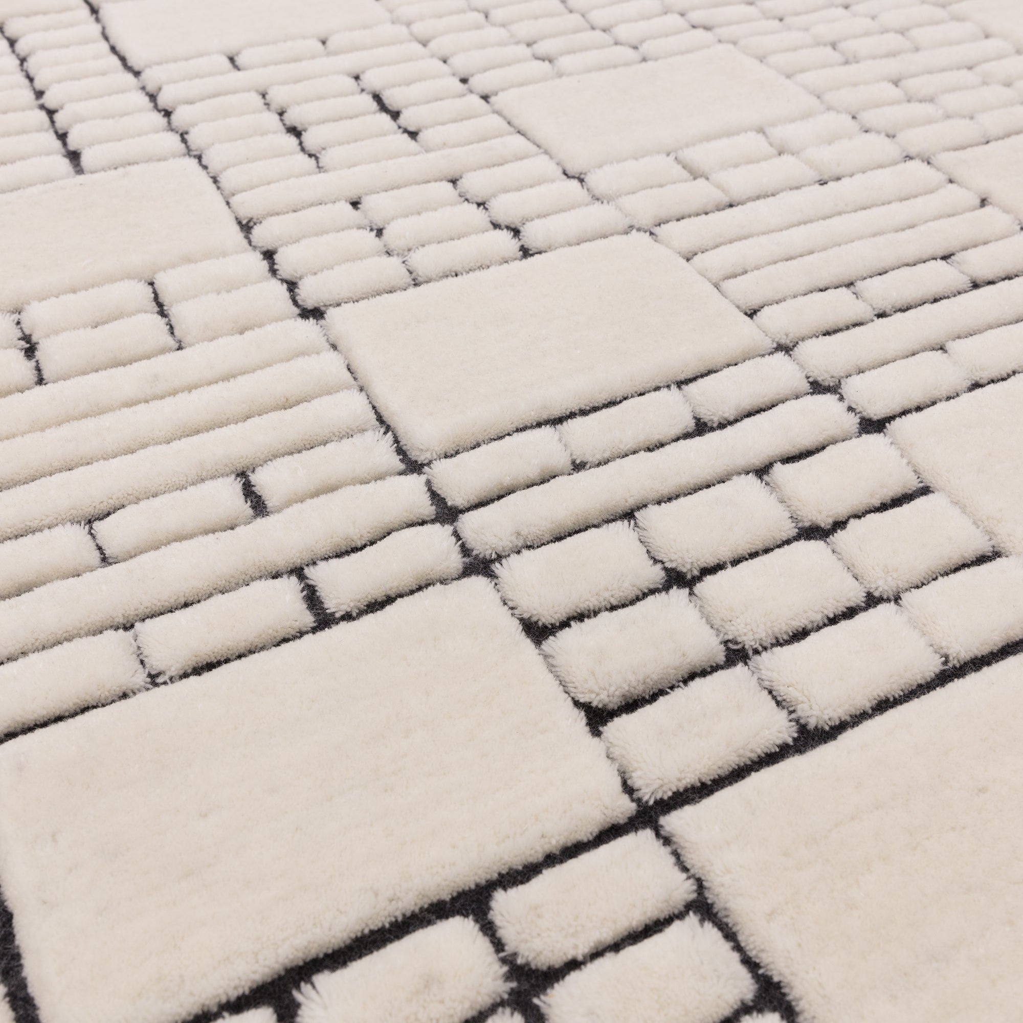 Alfombra Empire Crema/Negro
