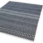 Alfombra Halsey Negro Interior/Exterior