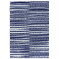 Alfombra Halsey Azul Interior/Exterior