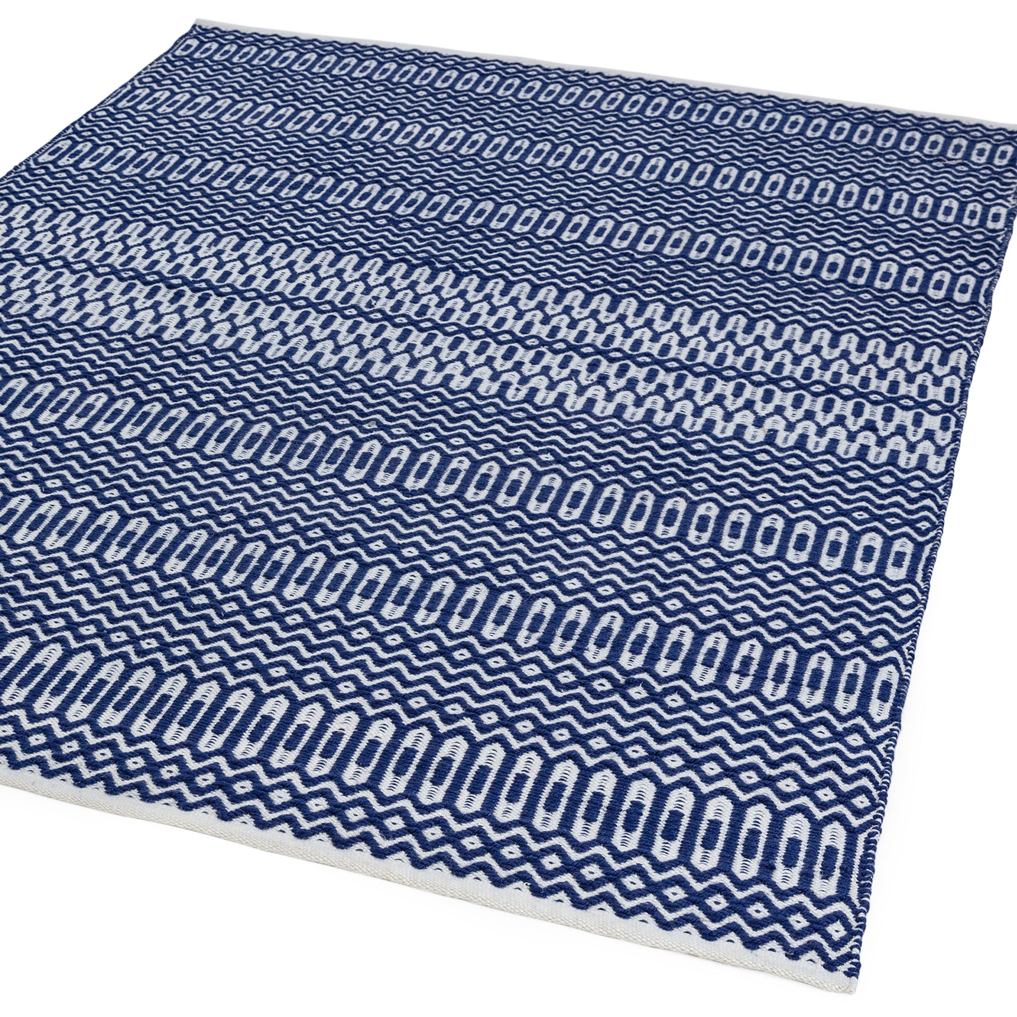 Alfombra Halsey Azul Interior/Exterior