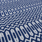 Alfombra Halsey Azul Interior/Exterior