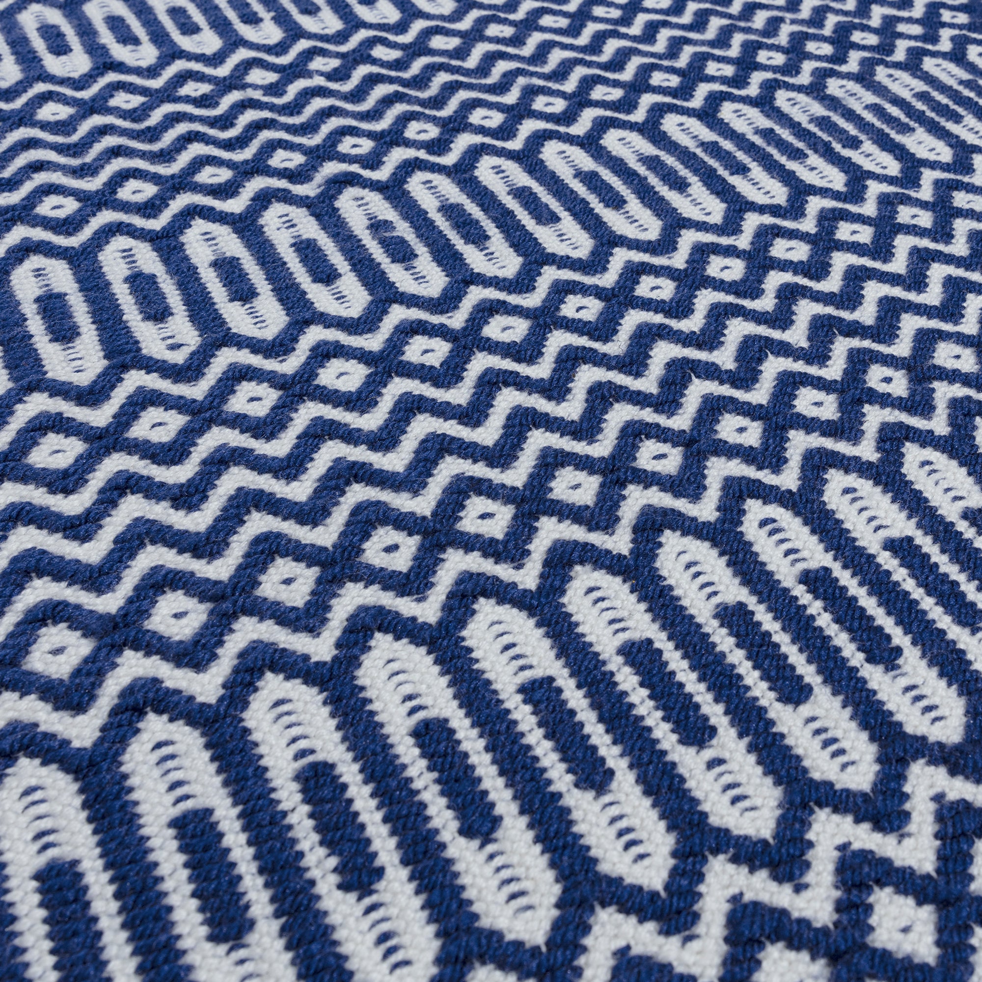 Alfombra Halsey Azul Interior/Exterior