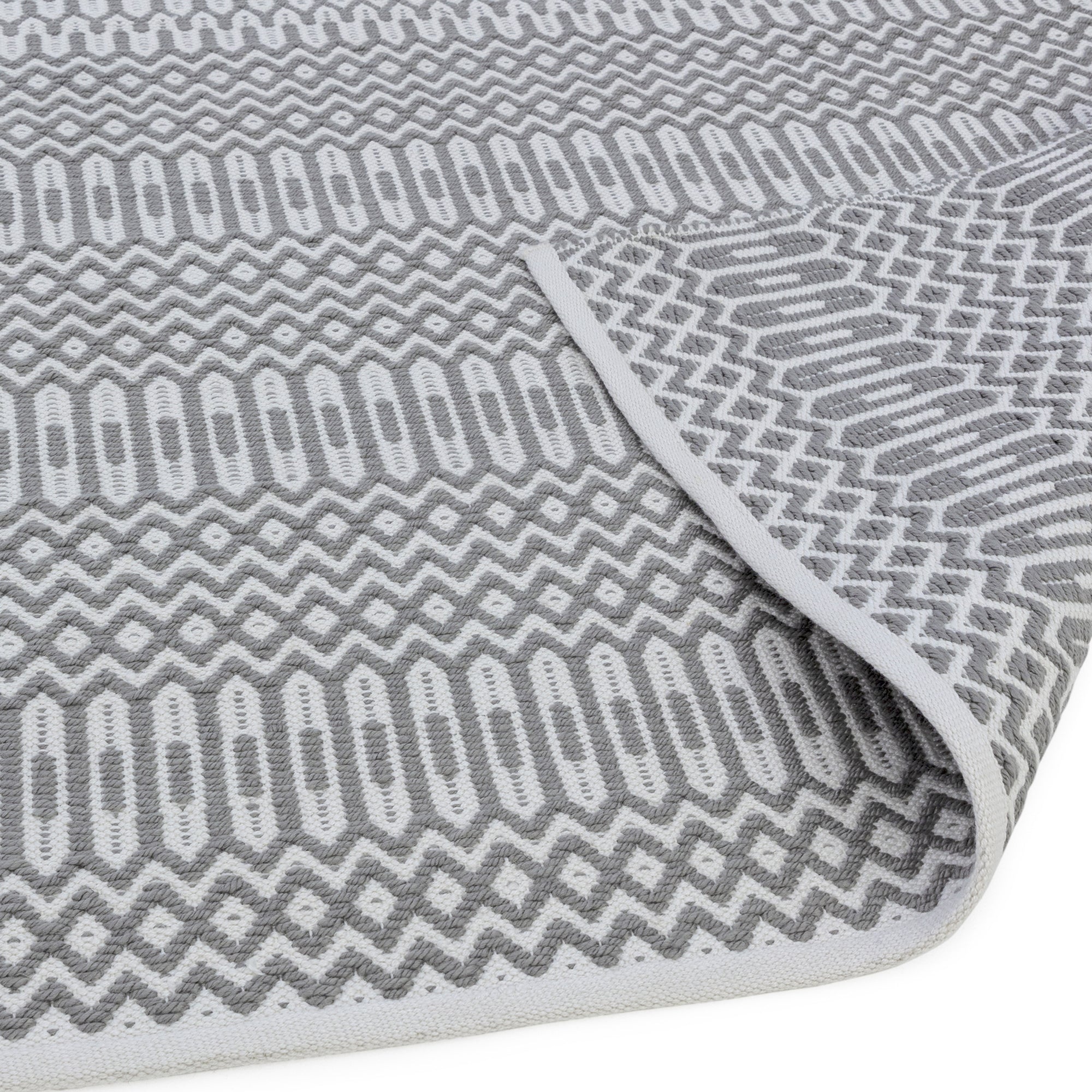 Alfombra Halsey Gris Interior/Exterior