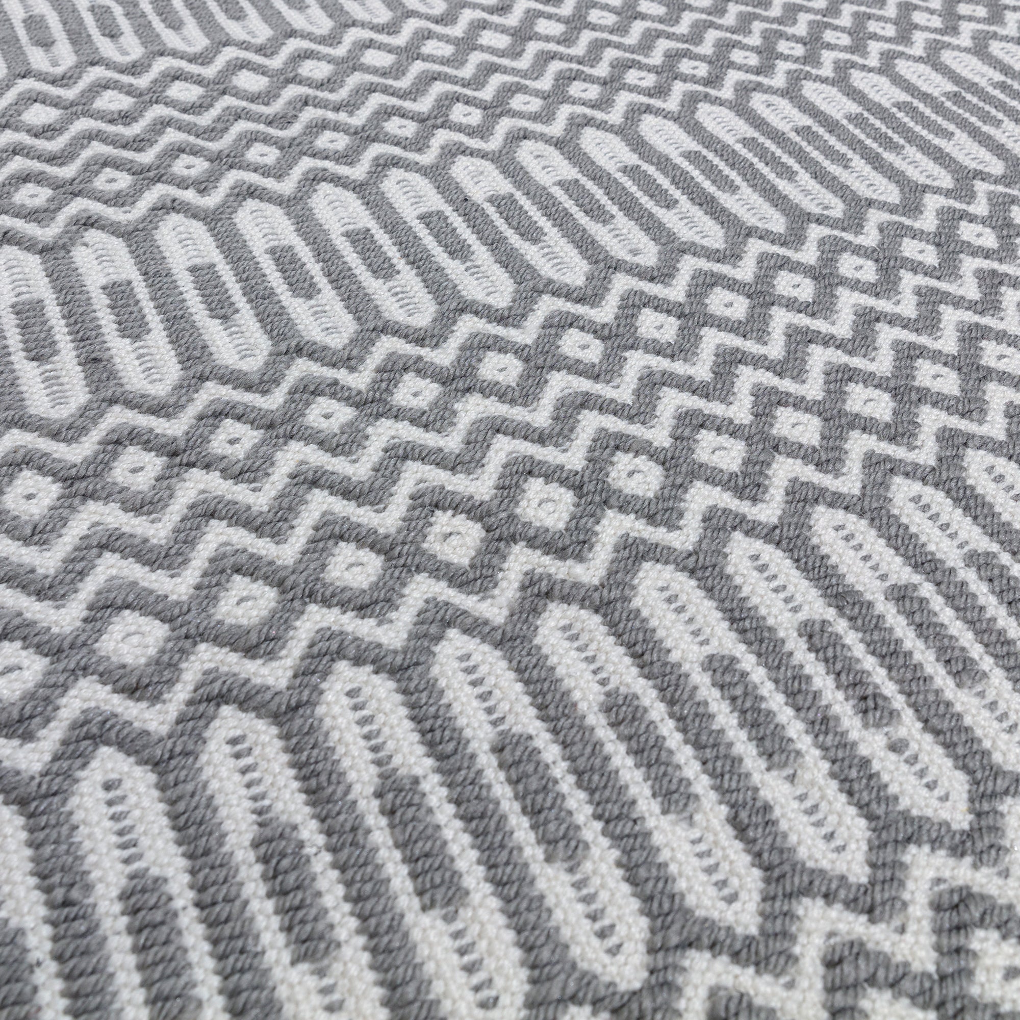 Alfombra Halsey Gris Interior/Exterior
