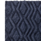 Harrison Navy High Low Shaggy Tufted Rug