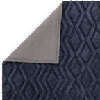 Harrison Navy High Low Shaggy Tufted Rug