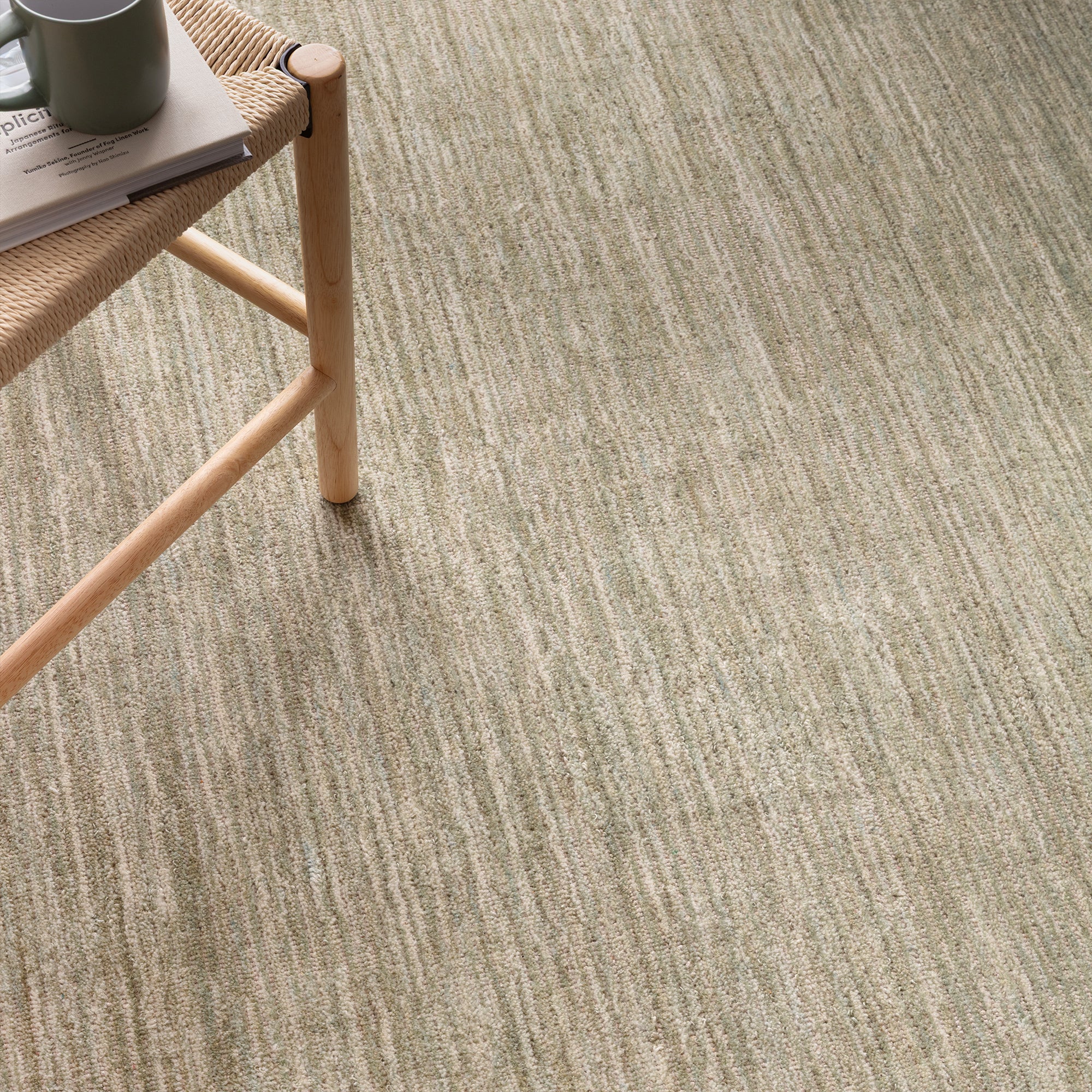 Alfombra Hazy Verde Pistacho