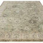 Alfombra Heriz HE04 Verde Ornamental