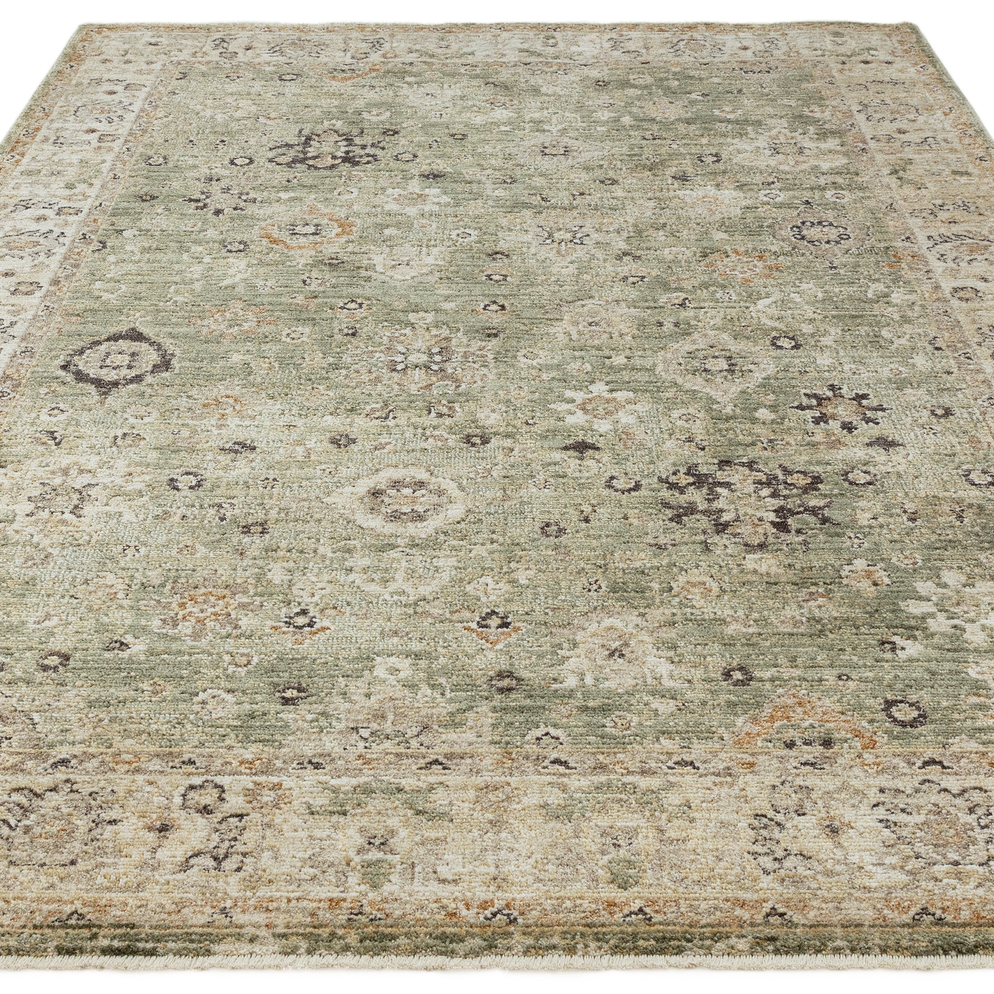 Alfombra Heriz HE04 Verde Ornamental