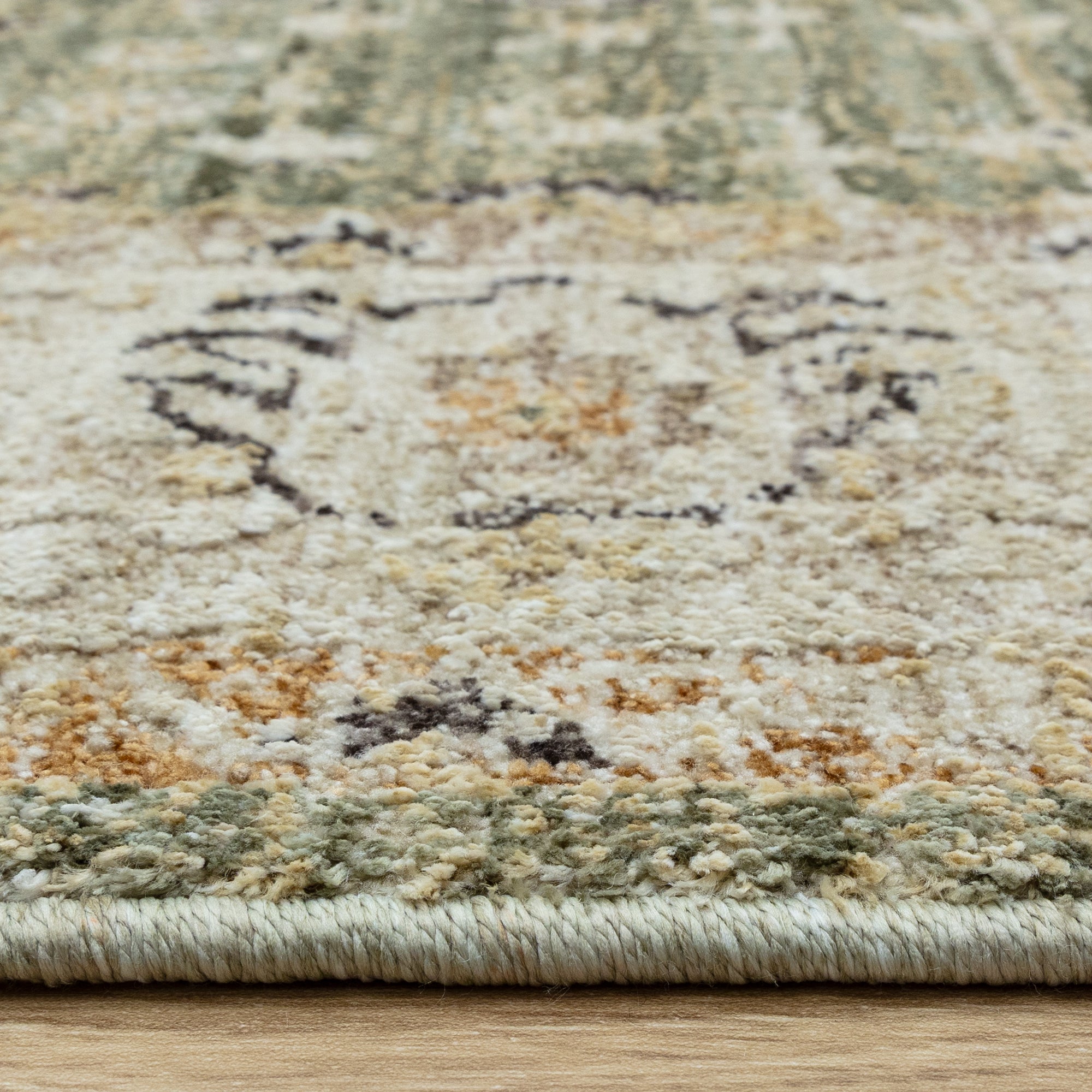 Alfombra Heriz HE04 Verde Ornamental