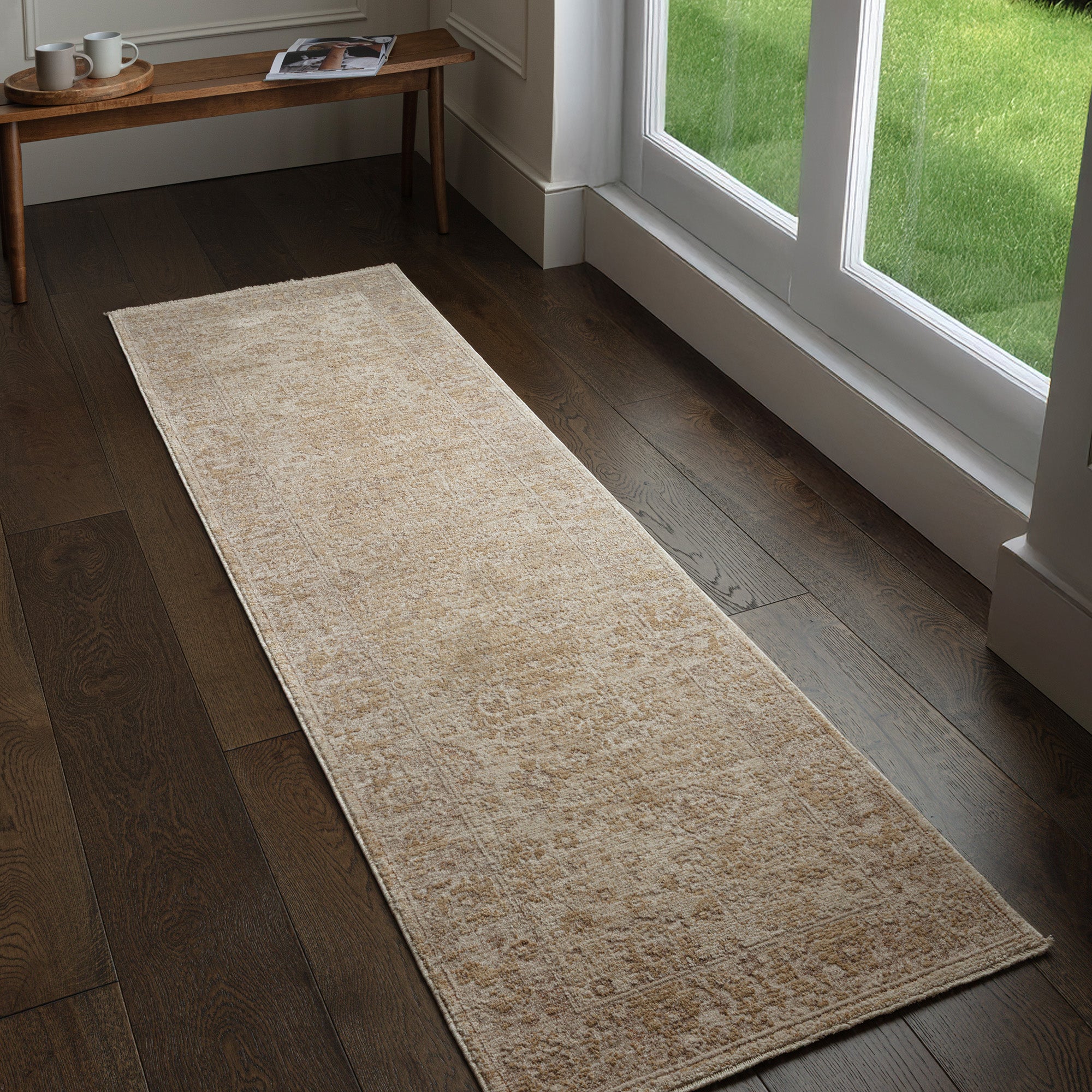 Heriz HE05 Ornate Beige Rug