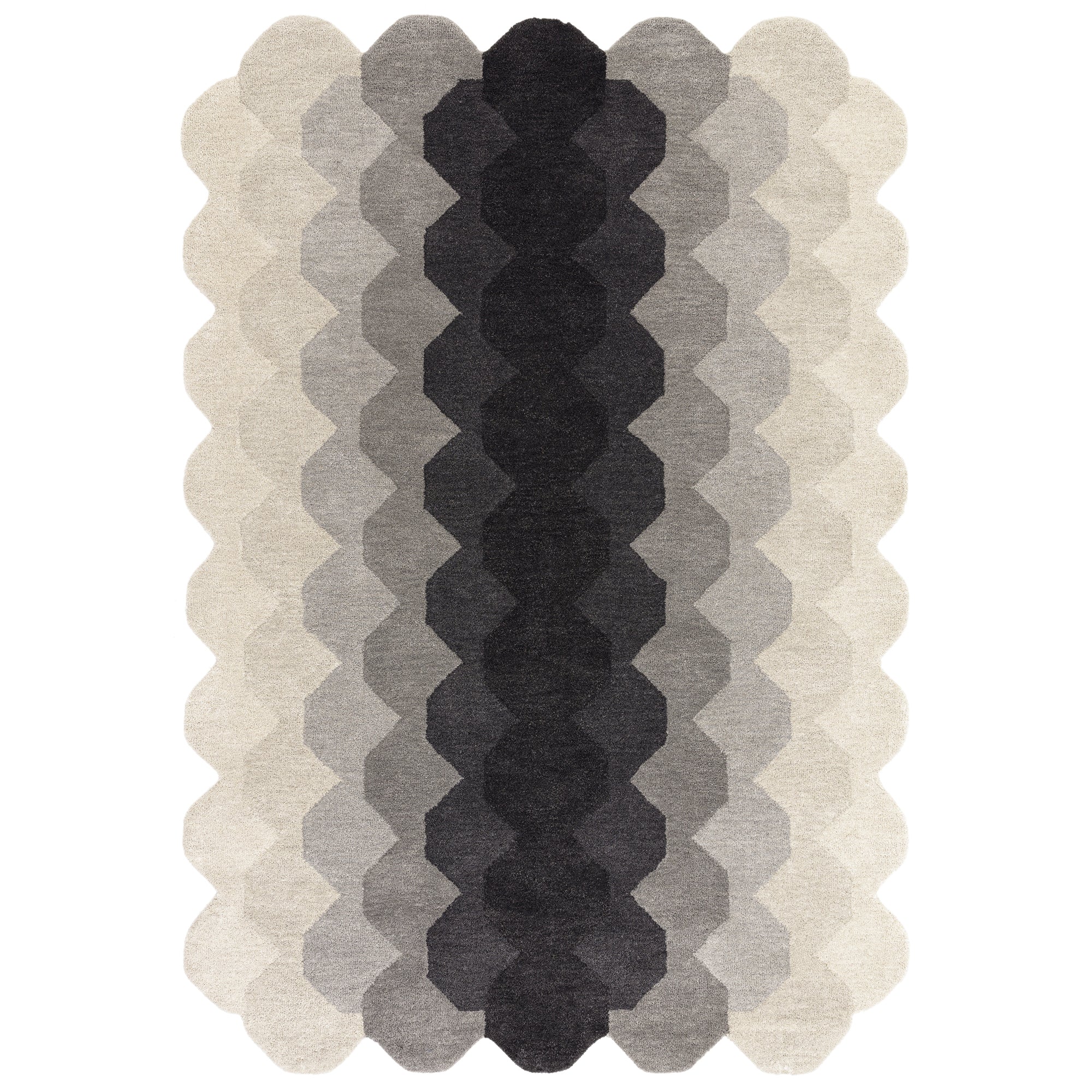 Hive Charcoal Rug
