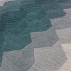 Alfombra Hive Verde Azulado