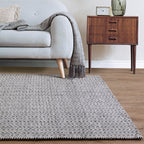 Alfombra Ives Negro/Blanco