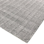 Alfombra Ives Negro/Blanco